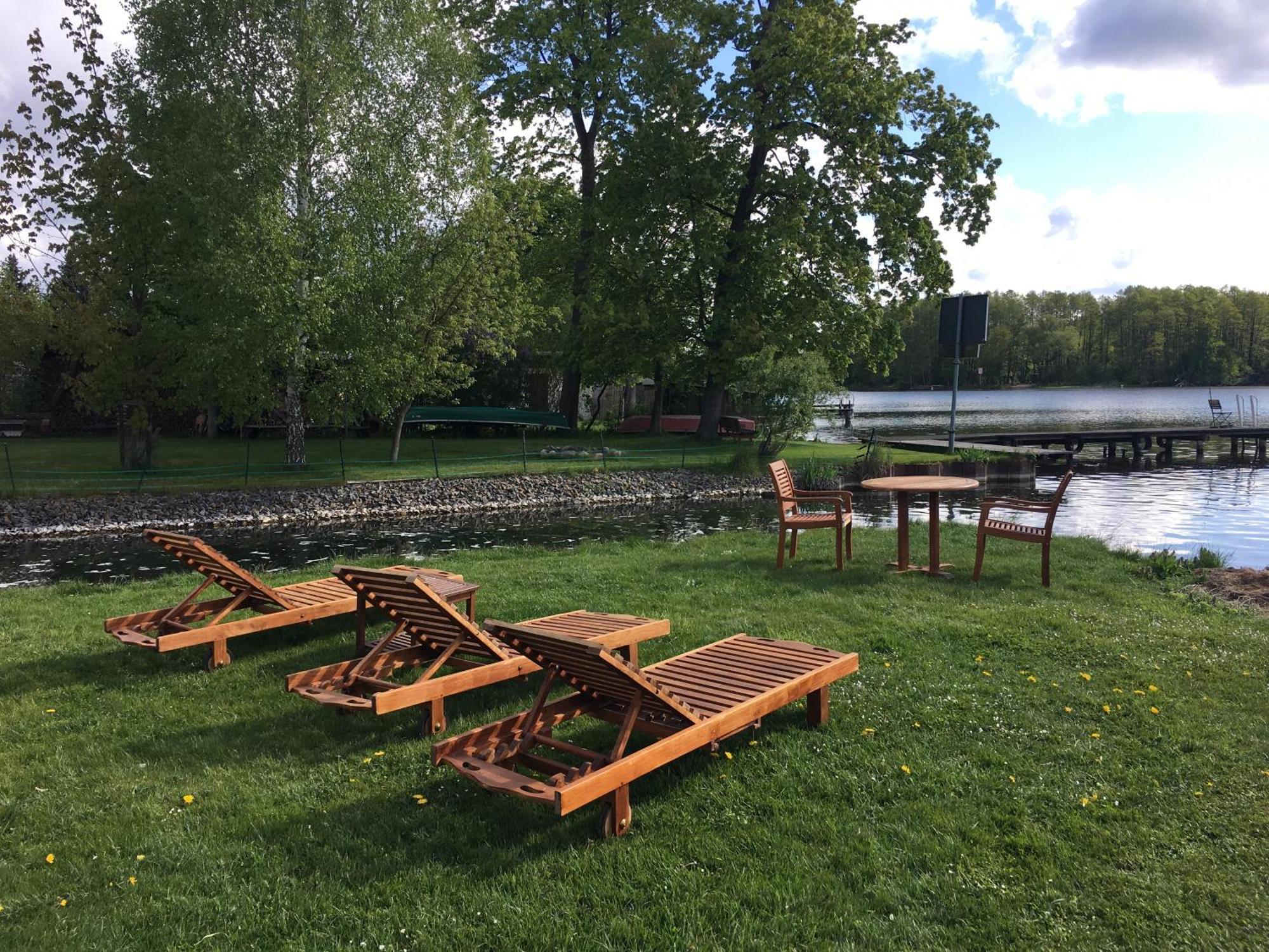 Schoene 3Zimmer Ferienwohnung Direkt Am Baalensee Fürstenberg-Havel Exterior foto